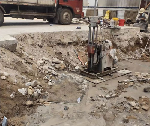 高昌公路下沉压浆